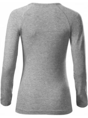 Tricou de damă cu mâneci lungi MALFINI ELEGANCE 127 EVIDENȚIERI GRI ÎNCHIS