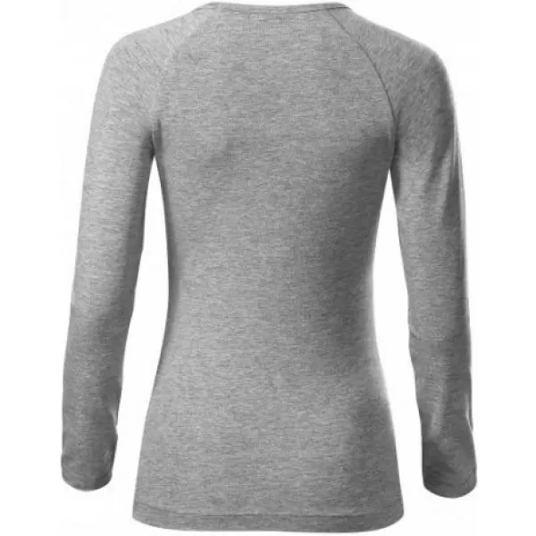  Tricou de damă cu mâneci lungi MALFINI ELEGANCE 127 EVIDENȚIERI GRI ÎNCHIS 