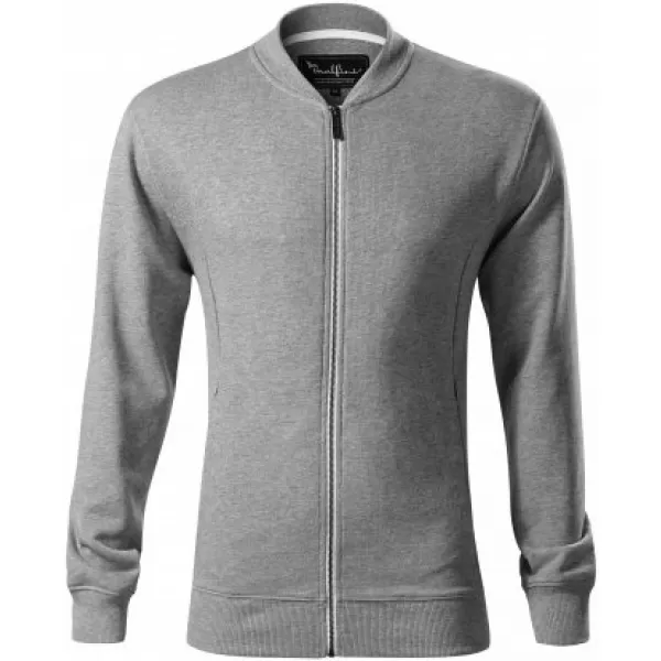  Hanorac pentru bărbați MALFINI PREMIUM BOMBER 453 EVIDENȚIERI GRI ÎNCHIS 