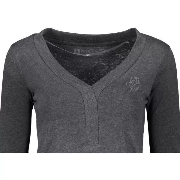  Tricou pentru femei ALTISPORT HODEIA LTSS695 GRI INCHIS 