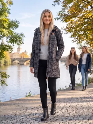 Palton de femei ALTISPORT SEBLA LCTS142 NEGRU