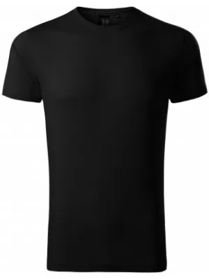 Tricou pentru bărbați cu mâneci scurte MALFINI PREMIUM EXCLUSIVE 153 NEGRU