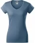Tricou pentru femei MALFINI FIT V-NECK 162 DENIM