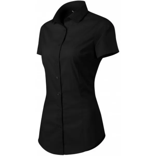  Cămașă de damă cu mâneci scurte MALFINI PREMIUM FLASH 261 NEGRU 