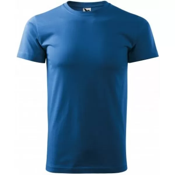  Tricou pentru bărbați MALFINI BASIC 129 ALBASTRU AZURIU 