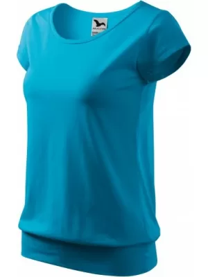 Tricou pentru femei MALFINI CITY 120 TURCOAZ