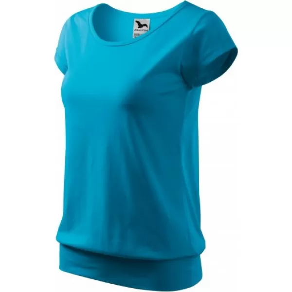  Tricou pentru femei MALFINI CITY 120 TURCOAZ 