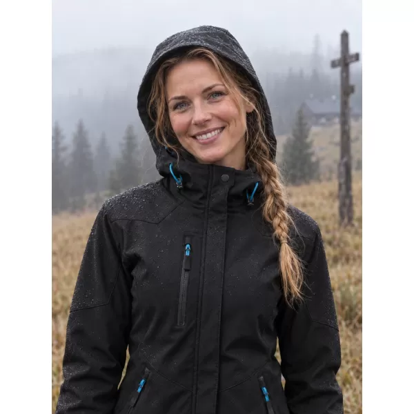  Jachetă softshell pentru femei MALFINI NANO 532 NEGRU 
