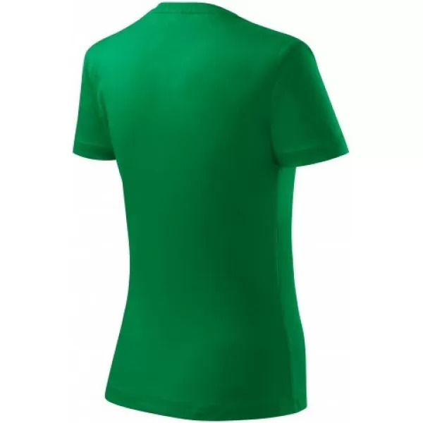  Tricou pentru femei MALFINI CLASSIC NEW 133 VERDE MEDIU 