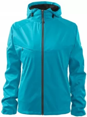 Jachetă softshell pentru femei MALFINI COOL 514 TURCOAZ