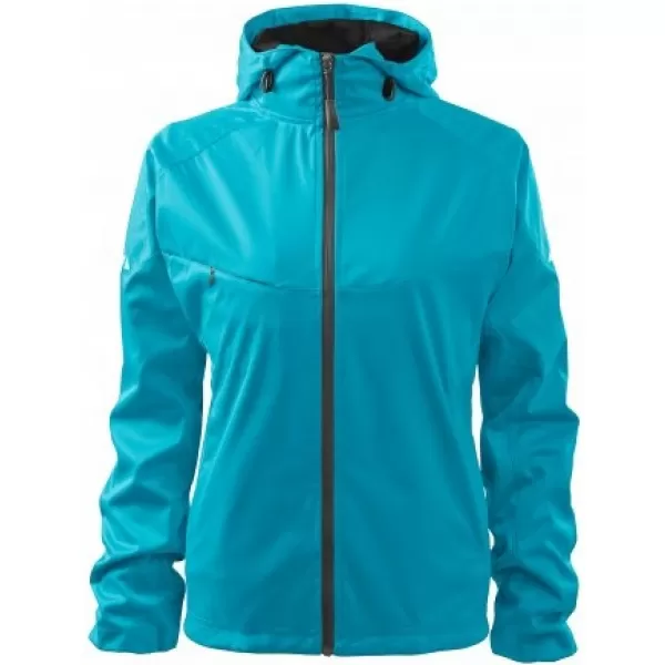  Jachetă softshell pentru femei MALFINI COOL 514 TURCOAZ 