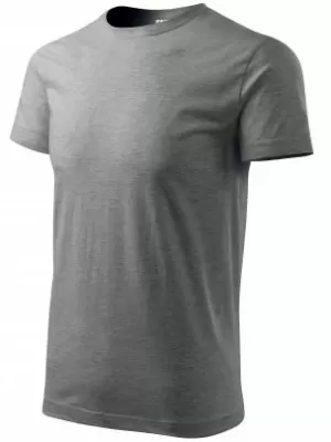 Tricou pentru bărbați MALFINI BASIC 129 EVIDENȚIERI GRI ÎNCHIS