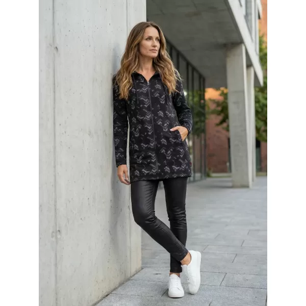  Hanorac prelungit dama ALTISPORT OCHIENA LSWS296 NEGRU 