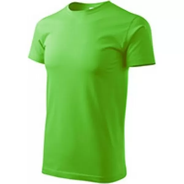  Tricou pentru bărbați MALFINI BASIC 129 VERDE MĂR 