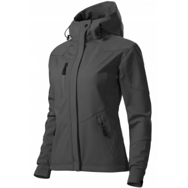  Jachetă softshell pentru femei MALFINI NANO 532 GRI OȚEL 