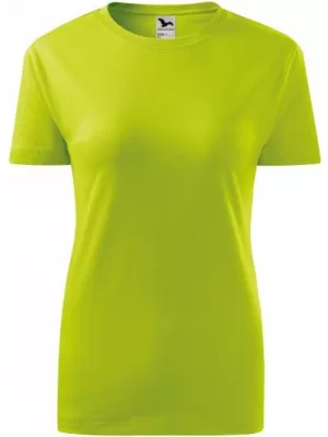 Tricou pentru femei MALFINI CLASSIC NEW 133 LĂMÂIE VERDE
