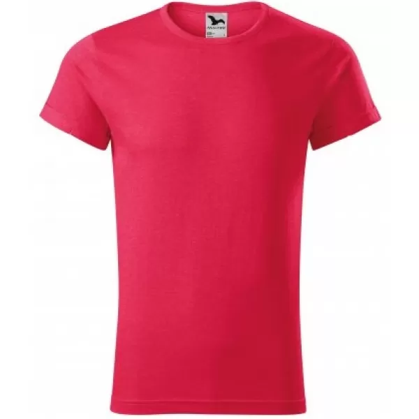  Tricou pentru bărbați MALFINI FUSION 163 EVIDENȚIERE ROȘIE 