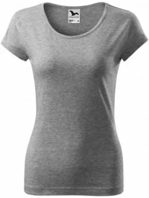 Tricou pentru femei MALFINI PURE 122 EVIDENȚIERI GRI ÎNCHIS