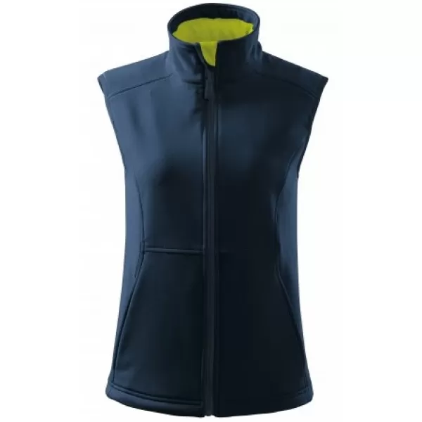  Vesta softshell dama MALFINI 516 VISION ALBASTRU MARIN 