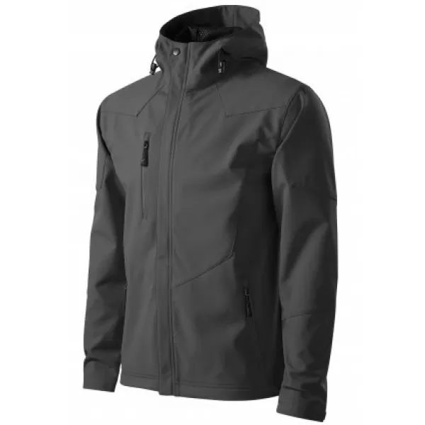  Jachetă softshell pentru bărbați MALFINI NANO 531 GRI OȚEL 