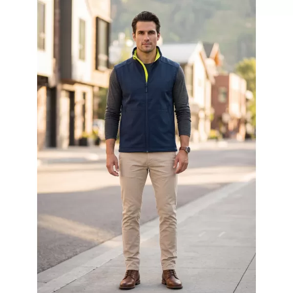  Vestă softshell pentru bărbați MALFINI VISION 517 ALBASTRU MARIN 