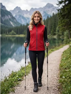 Vesta softshell dama MALFINI VISION 516 ROŞU