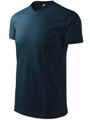 Tricou pentru bărbați MALFINI HEAVY V-NECK 111 ALBASTRU MARIN