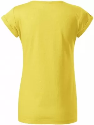Tricou pentru femei MALFINI FUSION 164 EVIDENȚIERE GALBENĂ