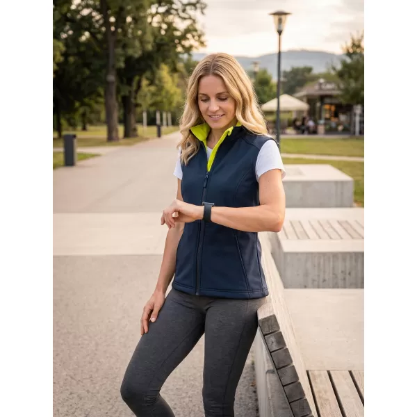  Vesta softshell dama MALFINI 516 VISION ALBASTRU MARIN 
