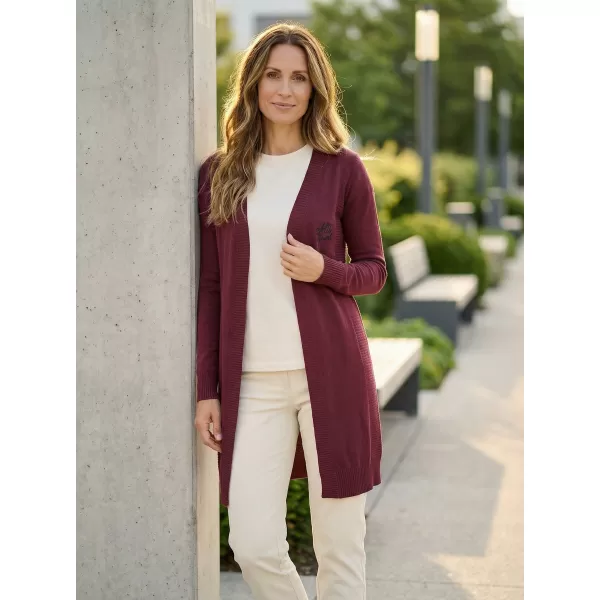  Cardigan de damă ALTISPORT WEINA LPLS090 BURGUNDIA 