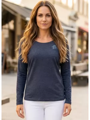 Tricou pentru femei ALTISPORT JOSEBA LTSS698 ALBASTRU INCHIS