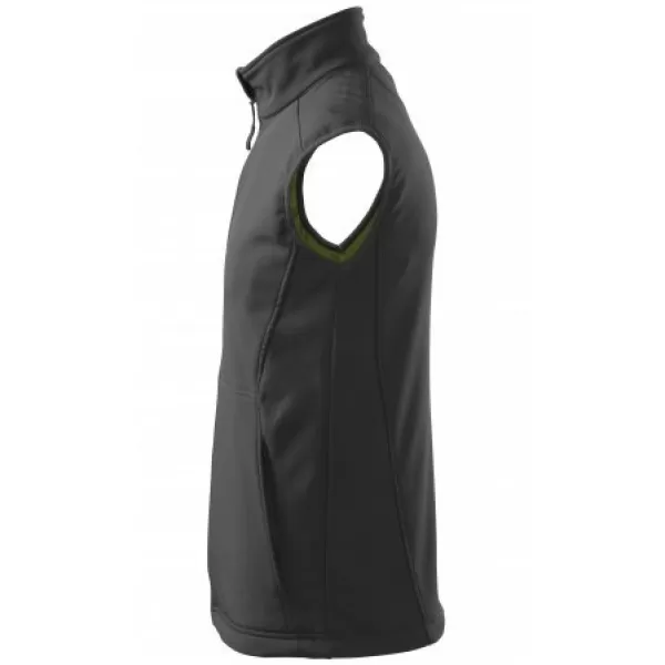  Vestă softshell pentru bărbați MALFINI VISION 517 GRI OȚEL 