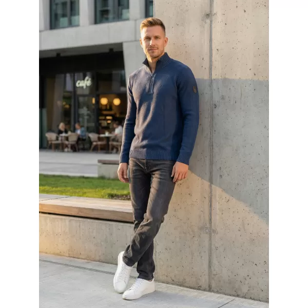  Pulover pentru bărbați ALTISPORT BASEK MPLS094 ALBASTRU INCHIS 