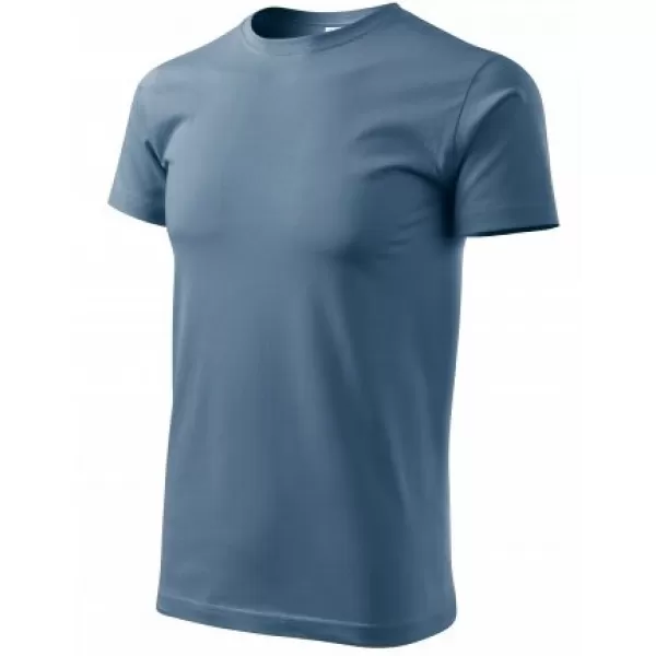  Tricou pentru bărbați MALFINI BASIC 129 DENIM 