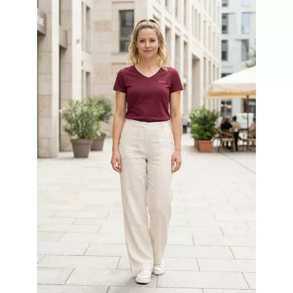  Tricou pentru femei ALTISPORT LUKENA LTSS701 BURGUNDIA 