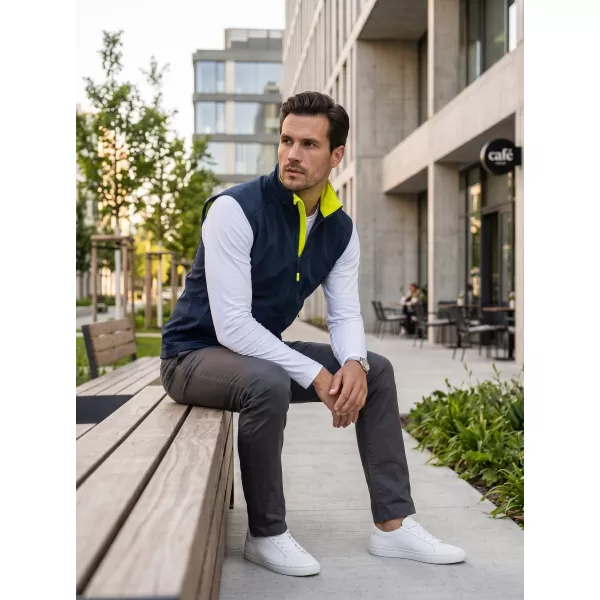  Vestă softshell pentru bărbați MALFINI VISION 517 ALBASTRU MARIN 