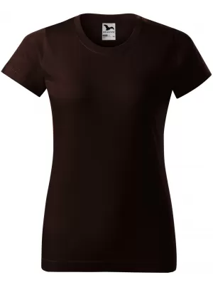 Tricou pentru femei MALFINI BASIC 134 CAFEA
