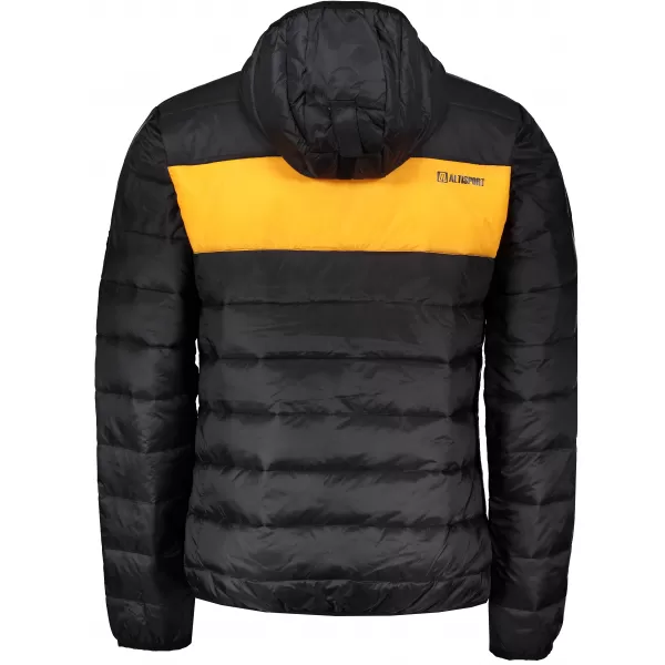  Jachetă pentru bărbați ALTISPORT GEDON MJCS468 NEGRU ȘI GALBEN 
