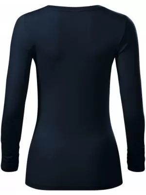 Tricou de damă cu mâneci lungi MALFINI PREMIUM BRAVE 156 ALBASTRU MARIN