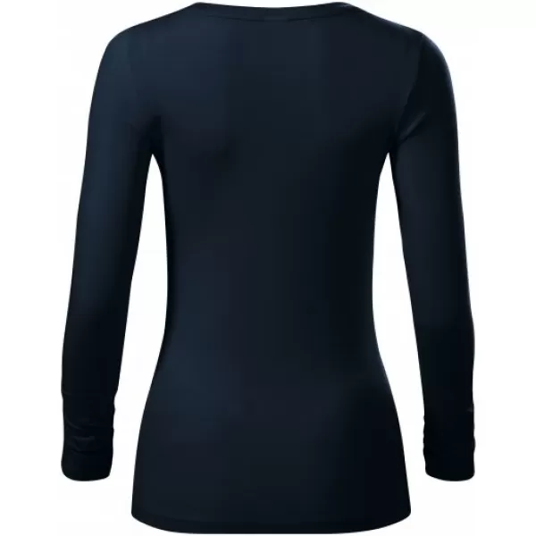  Tricou de damă cu mâneci lungi MALFINI PREMIUM BRAVE 156 ALBASTRU MARIN 