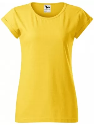 Tricou pentru femei MALFINI FUSION 164 EVIDENȚIERE GALBENĂ