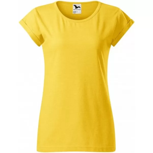  Tricou pentru femei MALFINI FUSION 164 EVIDENȚIERE GALBENĂ 