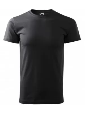 Tricou pentru bărbați MALFINI BASIC 129 GRI ABANOS