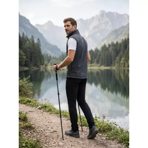  Vestă softshell pentru bărbați MALFINI VISION 517 GRI OȚEL 