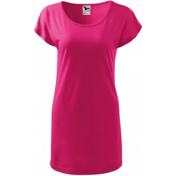  Tricou lung de damă MALFINI LOVE 123 MAGENTA 