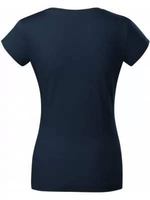 Tricou pentru femei MALFINI FIT V-NECK 162 ALBASTRU MARIN