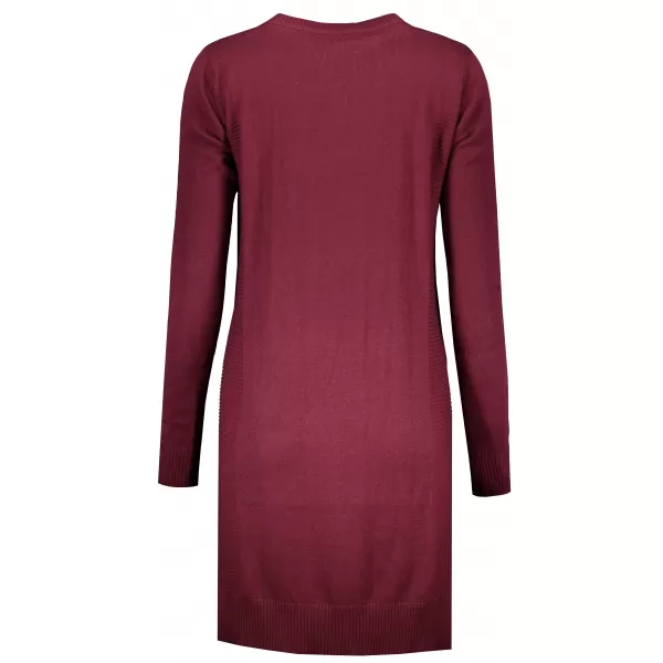  Cardigan de damă ALTISPORT WEINA LPLS090 BURGUNDIA 
