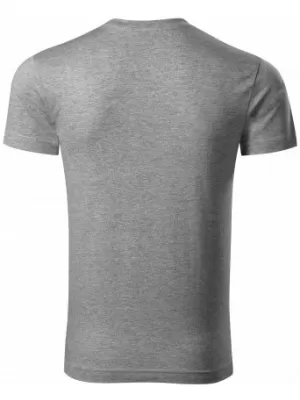 Tricou pentru bărbați MALFINI SLIM FIT V-NECK 146 EVIDENȚIERI GRI ÎNCHIS