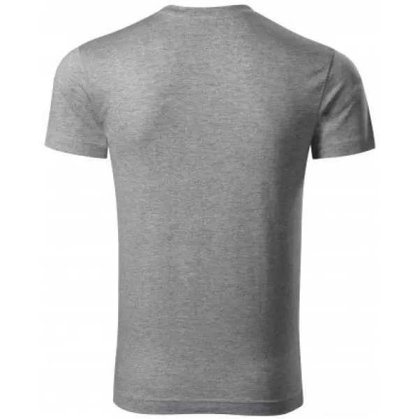  Tricou pentru bărbați MALFINI SLIM FIT V-NECK 146 EVIDENȚIERI GRI ÎNCHIS 