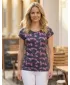 Tricou pentru femei ALTISPORT ZELA LTSS702 ALBASTRU INCHIS